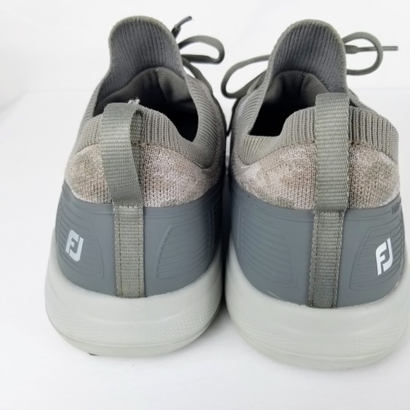 FOOTJOY FJ - Mens Flex XP Spikeless Golf Shoes 56272 Grey Camo 13 Wide - Picture 6 of 11